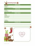 Cross Stitch Project Sheet Xmas Bears (image for) Cross Stitch Project Sheet Xmas Bears